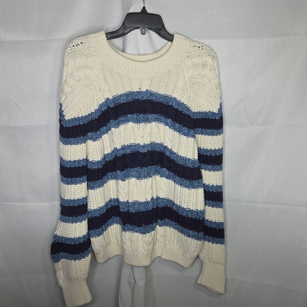 Free People Frankie Crop Boxy Sweater, Large